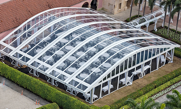 拱形顶篷房弧形篷房