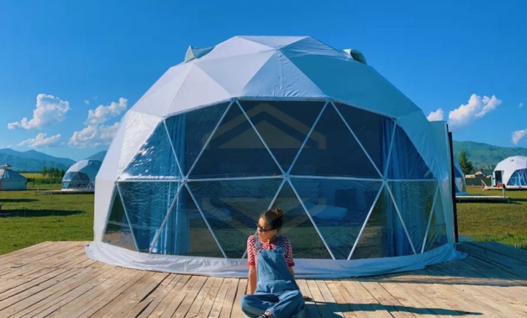 新疆伊犁星空酒店帐篷 8套6m星空帐篷 - 酒店帐篷源头厂家
